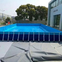 Liitong — saucière étanche bleue personnalisée, bâche pour réservoir de poisson et étang de piscine de 4000l