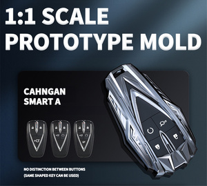 Hấp dẫn kim loại chìa khóa xe bìa cho changan cs75 cộng với CS55 cộng với CS35 cộng với eado <span class=keywords><strong>UNI</strong></span>-T toàn bộ bao phủ với các nút bảo vệ - Product Image 6