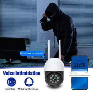 Enxunfamily Outdoor Ptz <b>Camera</b> 1080P Ip66 <b>Wireless</b> Night Vision With Voice Alarm And Mobile Notifications - Product Image 1
