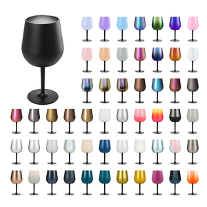 Бокалы для вина из нержавеющей стали с двойными стенками на заказ, 12 унций, 304 термостаканы для вина, бокалы для вина со съемным стержнем - Product Image 2