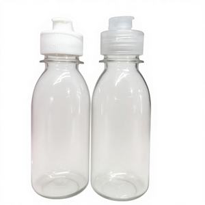 Bouteilles en plastique PET vides de 400 ml, imprimées à l'écran, avec pompe à pression, couleur marron/couleur personnalisée, pour shampoing et après-shampoing, vente en gros d'usine - Product Image 1