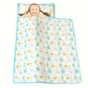 Tapis de sieste confortable pour tout-petits avec oreiller et couverture amovibles - Product Image 6