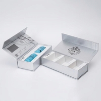 Coffret cadeau de soins de la peau haut de gamme, emballage en forme de livre, design exquis, logo personnalisable