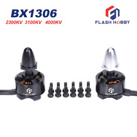Flashhobby BX1306 9N12P 无刷电机 12g 2S 3100KV 5000KV 4-6 英寸 FPV 四轴飞行器赛车电机 遥控模型机器人迷你工业级