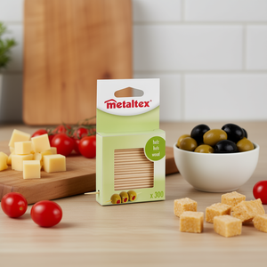 ไม้จิ้มฟันเมทัลเท็กซ์ 300 ชิ้น ไม้เสียบสำหรับใส่โอลีฟและของว่าง - Product Image 3