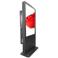 Reproductor LED de 55 pulgadas para exteriores, pantalla LCD, señalización Digital, tótem, para publicidad al aire libre, quiosco