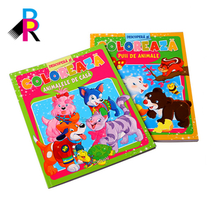 Livres de coloriage pour enfants personnalisés avec logo, en carton de qualité supérieure, papier offset – Service d'impression de livres de dessin sur mesure - Product Image 2