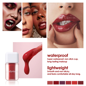 Julystar TinyLip Glaze, Lucidalabbra Effetto Specchio, Labbra Gelatinose con Luce Scintillante Effetto Rugiada, Lunga Durata Resistente alle Macchie Trasparente 2pz/set - Product Image 4