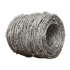 Alambre de púas de acero galvanizado en caliente con revestimiento de PVC de 2.5 mm al por mayor para seguridad y protección - Product Image 1