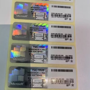 Phiên bản FQC-08920 màu xám coa Sticker trực tuyến được kích hoạt cho cửa sổ 10 Hệ điều hành tiếng Anh chuyên nghiệp 1 năm bảo hành - Product Image 3