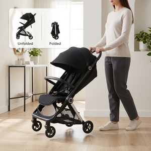 Poussette bébé pliable à une main, ultra-légère, cadre en alliage d'aluminium, capacité de charge de 20 kg, nouveau-né à 3 ans, <span class=keywords><strong>cabine</strong></span> - Product Image 3