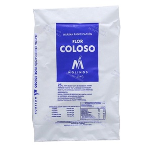 Sac tissé en PP laminé pour farine, 15kg, 20kg, 25kg, 50kg, personnalisé, à fond plat et valve supérieure, pour emballage de farine, prix abordable - Product Image 1