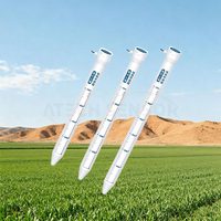 Atech IP68 Haute Qualité Multicouche Température et Humidité PVC Tubulaire TDR Détecteur de Sol Capteur