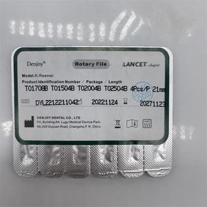 File Rotanti Dentali Originali <span class=keywords><strong>Denjoy</strong></span> a Sezione Trasversale, Forma a Lancetta, 4 File/Blister, 21mm Assortiti # LY1-LY3 - Product Image 4
