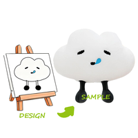 Peluche personnalisée avec boîte surprise - Design brodé, doublure en nylon et en maille
