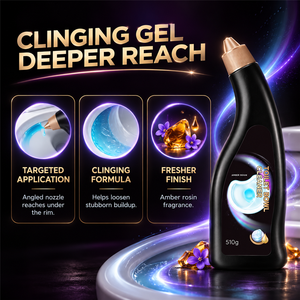 Gel Limpiador de Inodoros de Marca Privada con Boquilla Angulada, Eliminador de Manchas y Cal para Inodoros, Líquido de Limpieza para Baños OEM ODM - Product Image 4