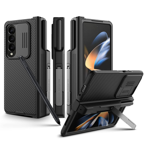 NILLKIN เคสกันกระแทกสำหรับ Samsung Galaxy Z <span class=keywords><strong>Fold</strong></span> <span class=keywords><strong>4</strong></span>พร้อมที่ใส่ปากกา <span class=keywords><strong>S</strong></span> และกรอบป้องกันการตกสำหรับ Z <span class=keywords><strong>Fold</strong></span> <span class=keywords><strong>4</strong></span> - Product Image 1