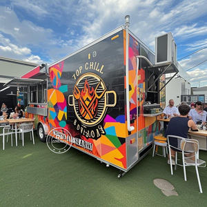 Food Truck Traiteur Entièrement Équipé, Remorque à Tacos, Cuisine Mobile, Chariot à Pizza et Café, Glaces, <span class=keywords><strong>Camion</strong></span> Barbecue, Remorque Alimentaire Mobile Économique - Product Image 6