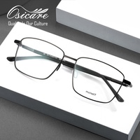 Osicare – Lunettes de vue en titane de haute qualité pour hommes, montures optiques de style designer, personnalisables avec logo, pour un usage quotidien