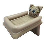 Vente chaude pratique et sûr bébé flocage avion gonflable enfant en bas âge lit de voyage Design moderne pliable matelas d'extérieur