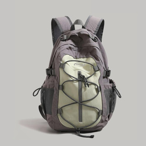 Hiking <b>Backpack</b> 18 In Adjustable Fit Large Capacity Mountaineering Travel Bag For Men Color Blocking Design - Product Image 1