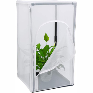 Jaula para Insectos y Mariposas con Diseño de Patrón Sólido, Cierre de Cremallera, Diseño de Lujo, Ventanas de Malla de Nailon Ecológicas, Caja para Interiores/Exteriores - Product Image 1