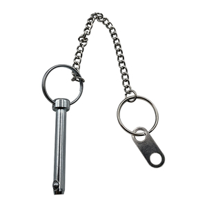 China Manufacturer Stainless Steel <strong>Detent</strong> Pin Lanyard Safety Lock <strong>Spring</strong> Gym Hardware Plain Finishing Compression Extension Load - Product Image 3