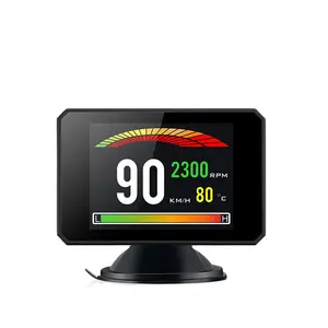הנמכר ביותר P16 OBD2 hud ראש up display רכב אזעקות מערכת HUD מד מהירות מקרן עבור טויוטה