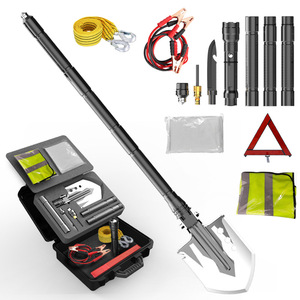 Kit d'outils d'urgence Td14 C avec corde de remorquage et câbles de démarrage pour le sauvetage automobile et l'assistance routière - Product Image 2