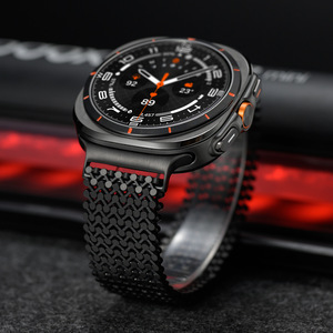 Vente en gros de bracelets magnétiques de haute qualité 40/44 pour <span class=keywords><strong>Samsung</strong></span> <span class=keywords><strong>Watch</strong></span> 8, en acier inoxydable, ultra 47 mm, pour hommes, style professionnel - Product Image 2