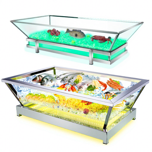 ชั้นวางโชว์อาหารทะเล<span class=keywords><strong>บุฟเฟ่ต์</strong></span>แบบมีฐานอะคริลิคสำหรับจัดเลี้ยงอาหารเย็นสุดหรูสำหรับงานเลี้ยง - Product Image 1