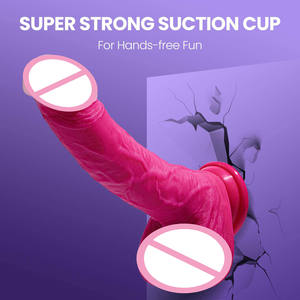 Juguete Íntimo para Parejas, Control Remoto, Impermeable, Masturbador Femenino, <span class=keywords><strong>Consolador</strong></span> Realista de Silicona con Testículos y Ventosa - Product Image 1