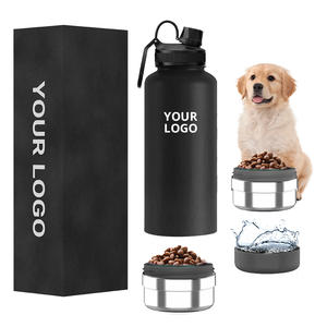 Alimentador de cuencos para perros al por mayor, <span class=keywords><strong>botella</strong></span> de agua de acero inoxidable Bailey con aislamiento al vacío de doble pared portátil de viaje de 32oz - Product Image 1