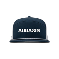 Gorra Azul Marino Personalizada con Logotipo, Tela de Nailon y Spandex Impermeable de 6 Capas, Cinturón Ajustable, Absorbente de Sudor