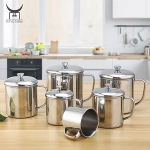 Nhà Máy Giá Thép Không Gỉ Mugs Trung Quốc Sản Phẩm Nhà Máy Thép Không Gỉ Cup Nước Mug Cup