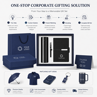 Coffret Cadeau d'Affaires Exécutif : Gobelet Isotherme, Carnet en Cuir PU, Stylo Métallique, Boîte Cadeau d'Entreprise OEM