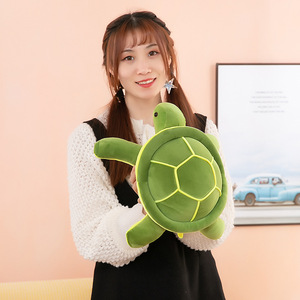 Juguetes de peluche de tortuga verde, cojín suave de tortuga, almohada <span class=keywords><strong>Oogway</strong></span>, respaldos, Tortuga de ojos grandes, muñecos de animales de peluche, regalo para niños barato - Product Image 6