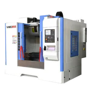 Guide linéaire à billes 3 axes VMC855, chine cnc vmc centre d'usinage vertical fraisage CNC ou centre de machine pour le métal, vente en gros