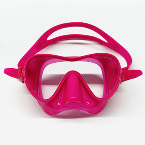 Masker Selam Tempered Ringan Tampilan Lebar Lensa Tunggal Desain Baru Multi Fungsi Masker Selam Wajah Penuh - Product Image 4