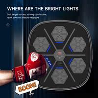 Machine de boxe électronique intelligente murale avec cible de frappe pour l'entraînement de réaction