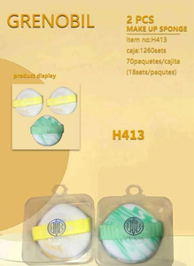 Spugna per il viso, 2 pezzi, strumento di bellezza lavabile per il trucco - Product Image 3