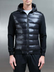 Vestes et Manteaux Hommes TN Nouveautés Logo Personnalisé <span class=keywords><strong>Doudoune</strong></span> Noire de Haute Qualité - Product Image 3
