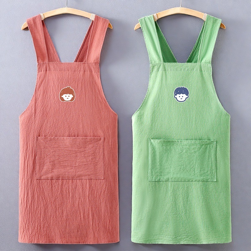 Ceinture croisée pur coton rouge petite fille + Vert clair petit garçon