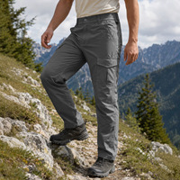 Nouveaux pantalons cargo fonctionnels pour hommes, plusieurs poches à fermeture auto-agrippante, pantalons longs décontractés à jambe droite pour sports de plein air