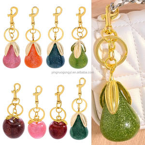 New Arrival Cute Cherry Alloy Metal <strong>Bag</strong> Charm Chains Fashionable <strong>Vintage</strong> Cartoon Coin Holder Keychain Charm for <strong>Bags</strong> - Product Image 4