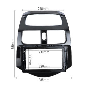 Fascia radio 9 pouces pour CHEVROLET SPARK BEAT <span class=keywords><strong>DAEWOO</strong></span> MATIZ 2014 tereo GPS lecteur <span class=keywords><strong>DVD</strong></span> installer panneau Surround garniture Dash Kit cadre - Product Image 2