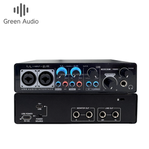 <span class=keywords><strong>Carte</strong></span> <span class=keywords><strong>son</strong></span> audio 24 bits GAX-FA22, interface audio USB pour studio de musique - Product Image 1
