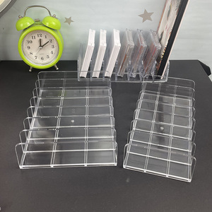 กล่องเก็บอายแชโดว์อะคริลิคใสสำหรับจัดเก็บเครื่องสำอางบนโต๊ะ 17x12.5x4 ซม. 7 ช่อง - Product Image 3