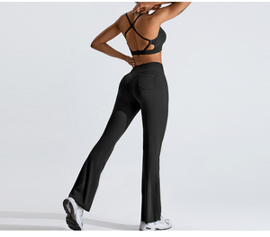 Trending Ladies Private Label Logo Sport Outfit Gym Fitness Wear Mujeres Sport Wear Jogging Yoga Trajes Gym Fitness Set para mujeres - Product Image 2