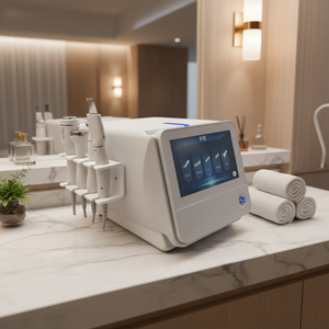 Appareil professionnel 5-en-1 pour le nettoyage et le raffermissement de la peau, machine de nettoyage pour salon de beauté et usage domestique, stylo à jet d'eau et d'oxygène - Product Image 1